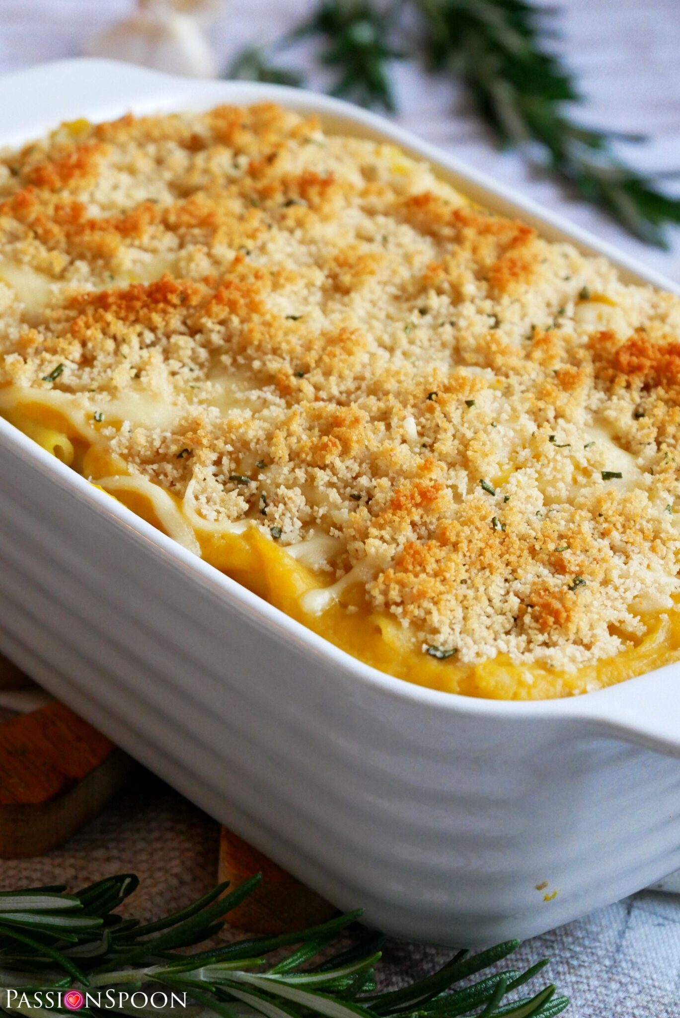 Baked Pumpkin Mac And Cheese - PassionSpoon Recipes