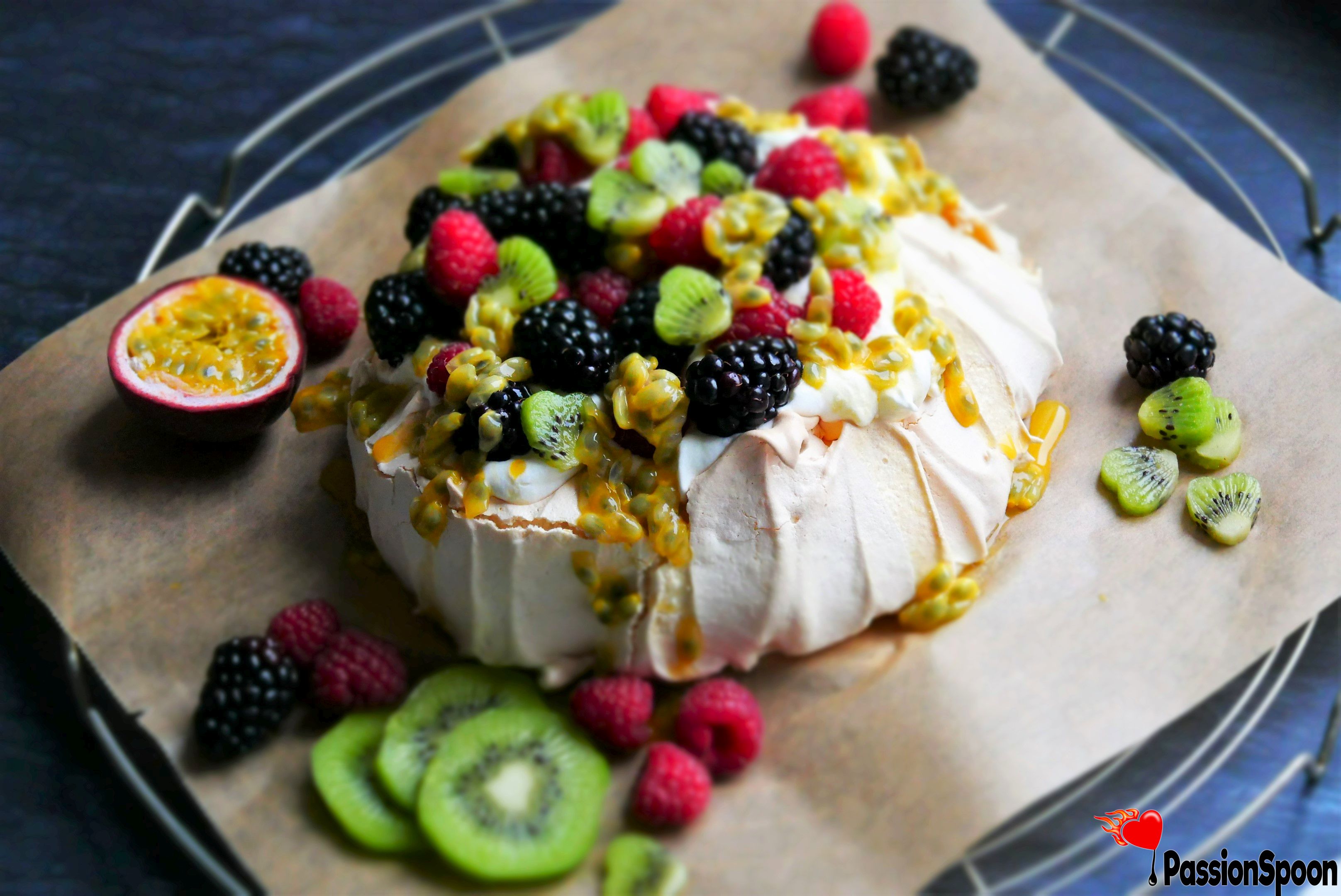 Pavlova Cake; A Perfect Dessert - PassionSpoon Recipes