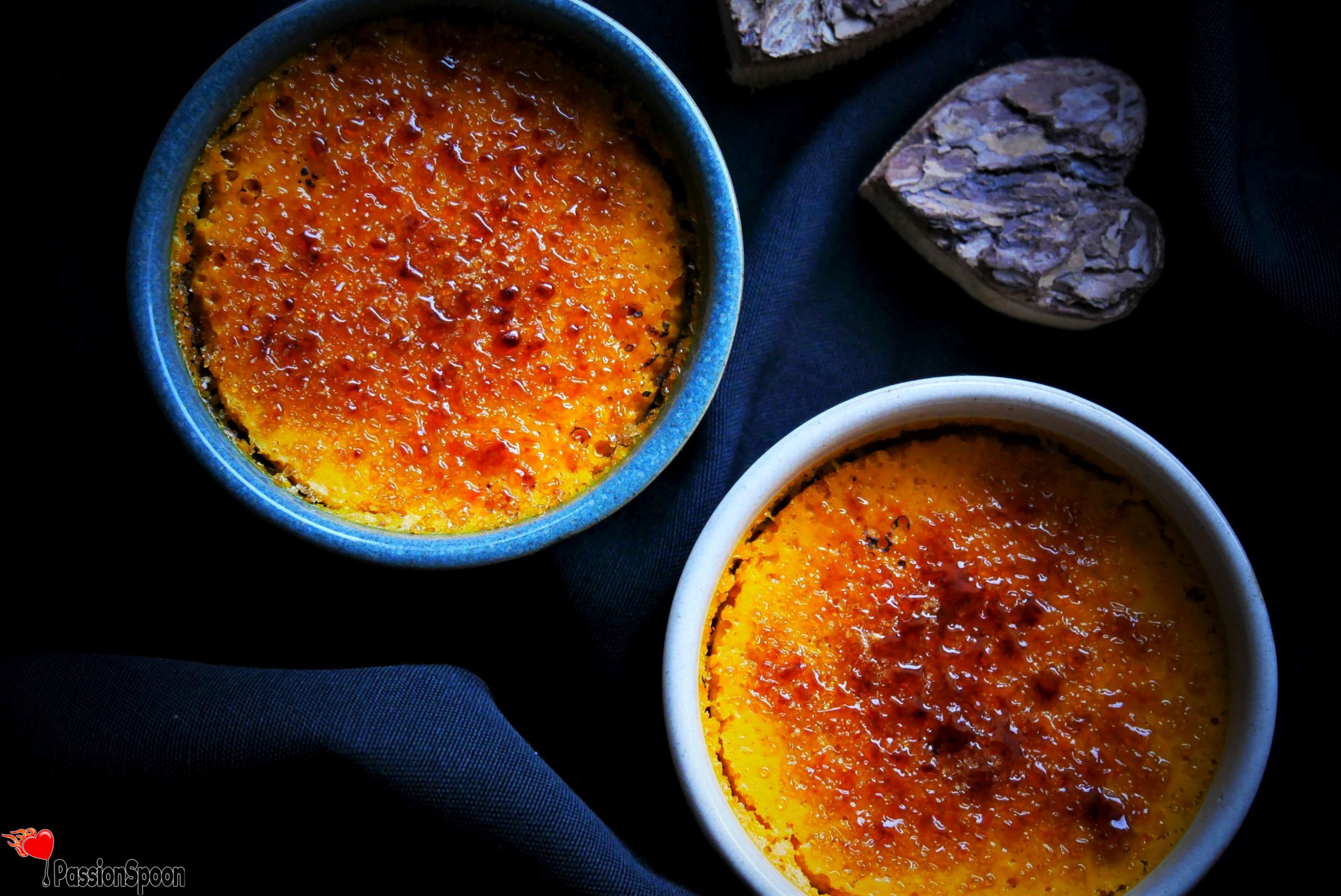 Pumpkin crème brûlée; French dessert - PassionSpoon recipes